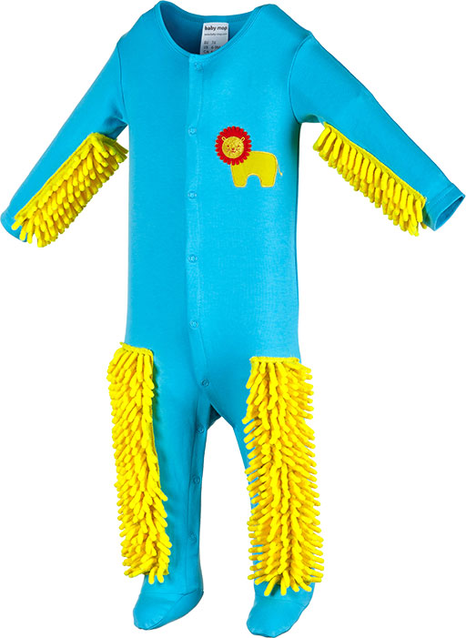 You Can Now Get a Baby Mop Onesie So Your Baby Can Clean Floors