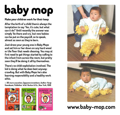 Baby Mop Makes Your House Squeaky Clean